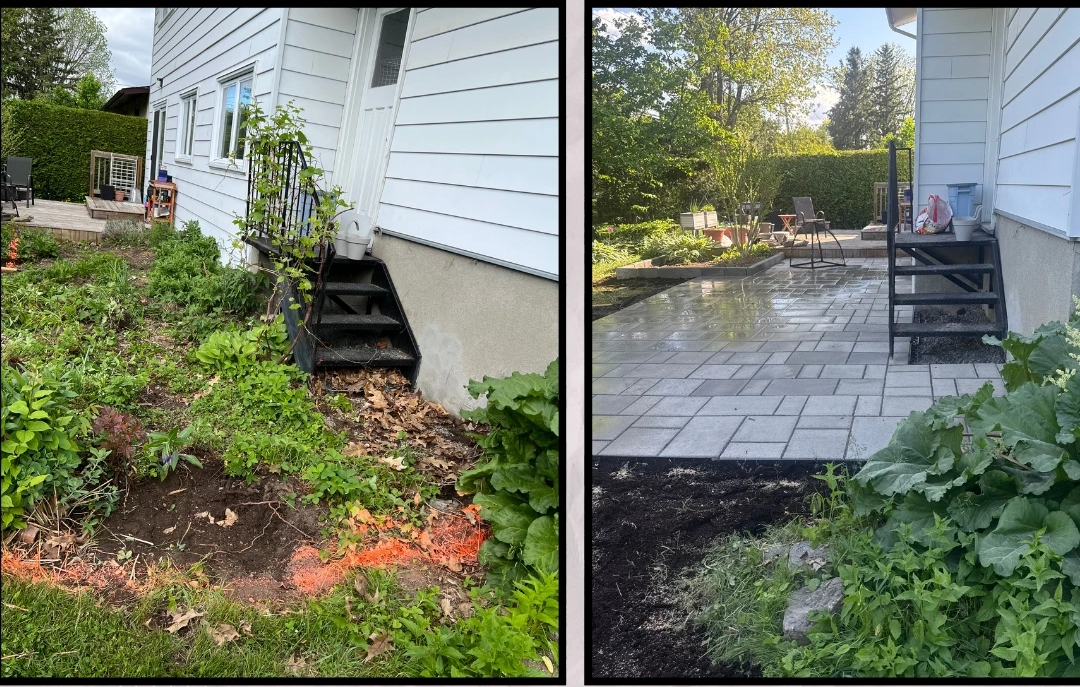 Interlock project result — Ottawa driveway and patio